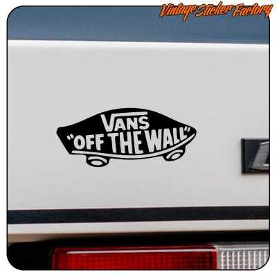 Vans off the on sale wall car decal