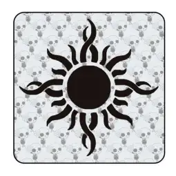 SOL TRIBAL' 'vv0242' Compass Die Cut Sticker 2