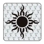 SOL TRIBAL' 'vv0242' Compass Die Cut Sticker