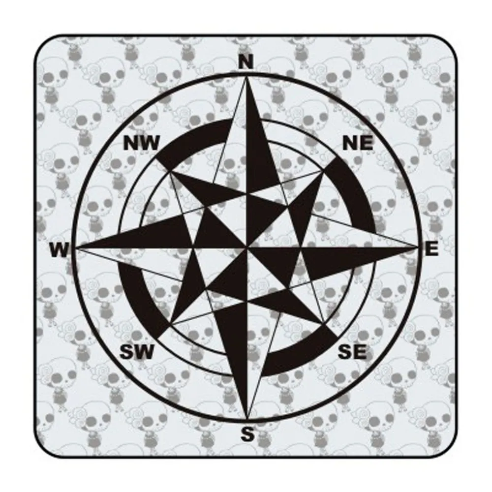 ROSA DE LOS VIENTOS' 'vv0771' Compass Die Cut Sticker