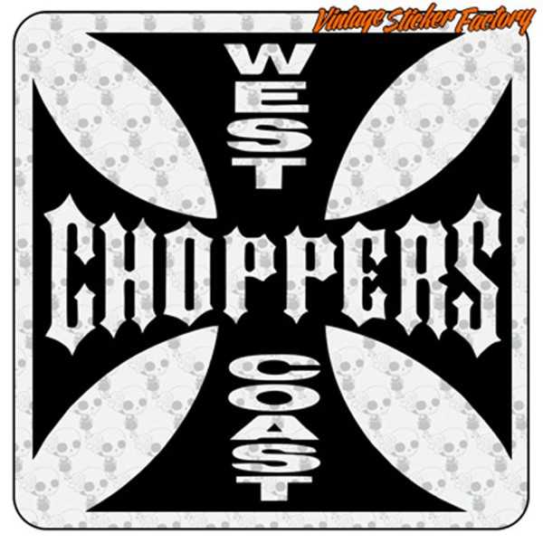 WEST COAST CHOPPERS AUFKLEBER. KAUFEN SIE VINYLAUFKLEBER.