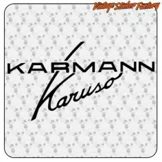 Pegatina KARMANN KARUSO. Pegatinas para Camper y Autocaravana