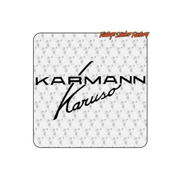 Pegatina KARMANN KARUSO. Pegatinas para Camper y Autocaravana