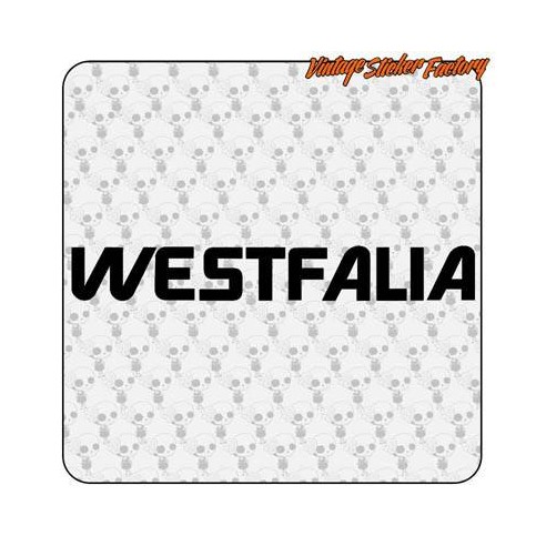 Autocollant westfalia t3