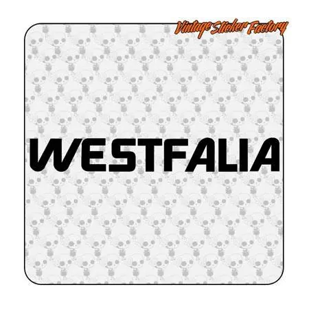 Sticker westfalia t3