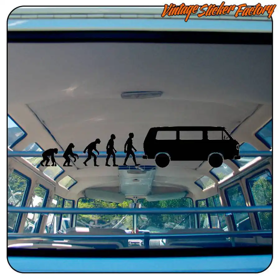 VOLKSWAGEN T3 EVOLUTION STICKER. BUY VINYL STICKERS.
