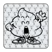 Pegatina CACA DR SLUMP. Pegatinas freaks, pegatinas frikis. 2