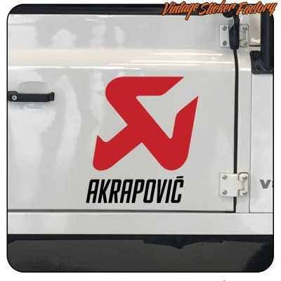 stickers autocollants logo sponsor Akrapovic