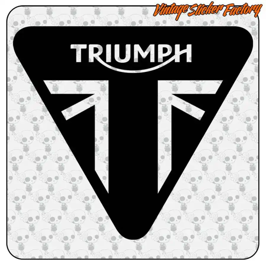 Autocollants Personnalisés Triumph Kingdom - En Vinyle Haute Qualité, Pour Voiture, Moto, Casque, Gourde...