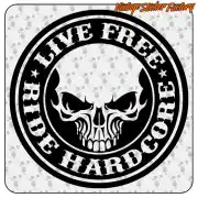 LIVE FREE - RIDE HARDCORE