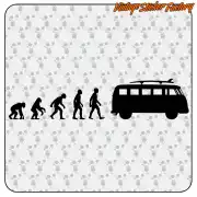 VOLKSWAGEN T1 SURF -1 EVOLUTION STICKER. BUY VINYL STICKERS.