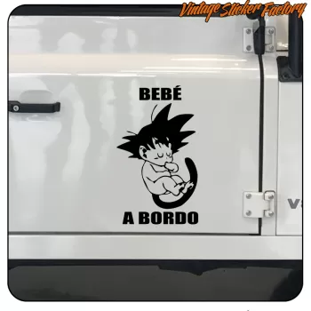 GOKU BEBÉ A BORDO