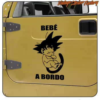 GOKU BEBÉ A BORDO