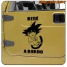 GOKU BEBÉ A BORDO