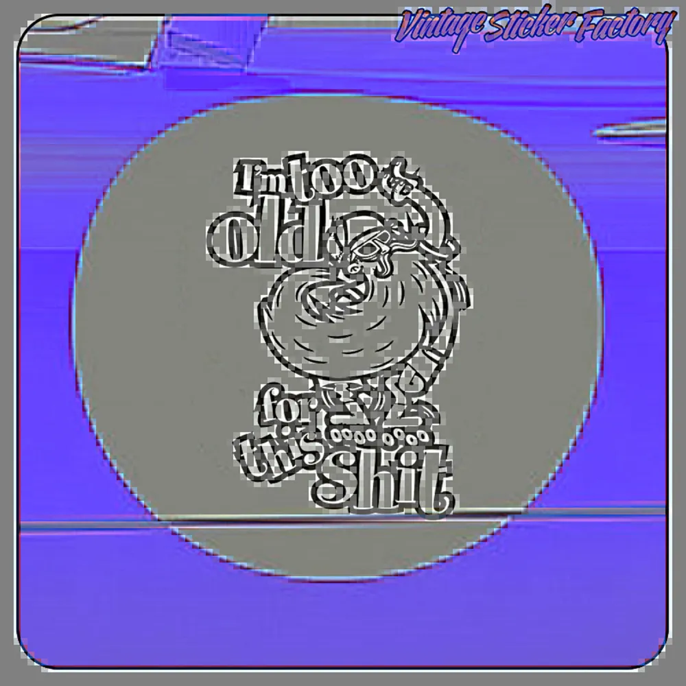 I´M TOO OLD FOT THIS SHIT - BEARD