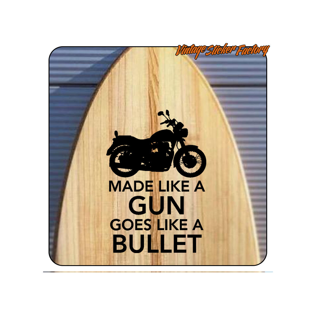 Made Like A Gun Goes Like A Bullet Wallpaper MADE LIKE A GUN, GOES LIKE A BULLET 4 STICKER. BUY VINYL STICKERS.