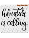 ADVENTURE IS CALLING AUFKLEBER. KAUFEN SIE VINYLAUFKLEBER.