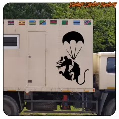 PARACHUTE RAT BANKSY