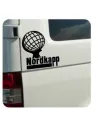 Pegatina NORDKAPP. Comprar pegatinas.