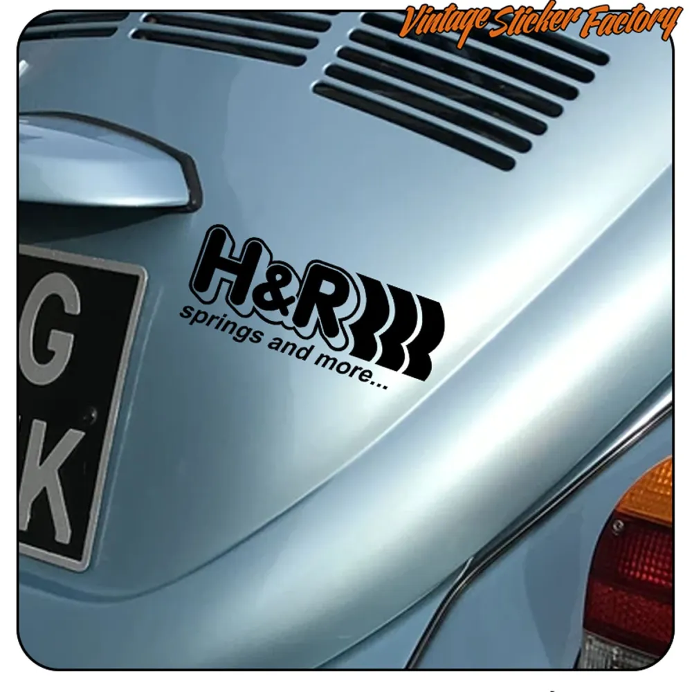 Pegatina H&R SPRINGS AND MORE. Comprar pegatinas.