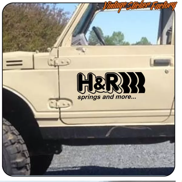 H&R SPRINGS AND MORE STICKER. BUY VINYL STICKERS.