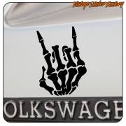 AUTOCOLLANT SATAN BONES. ACHETEZ DES AUTOCOLLANTS EN VINYLE.