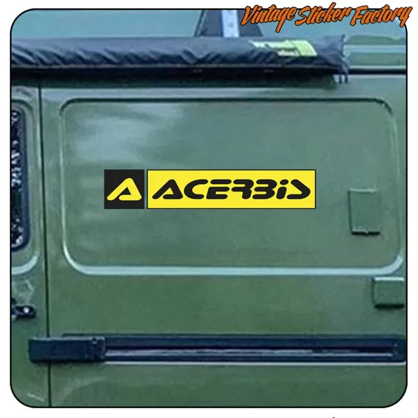 ACERBIS AUFKLEBER. KAUFEN SIE VINYLAUFKLEBER.