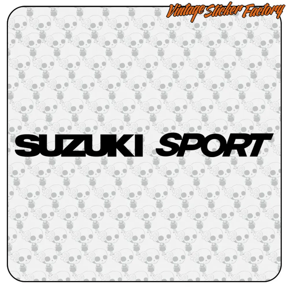 SUZUKI SPORT AUFKLEBER. KAUFEN SIE VINYLAUFKLEBER.