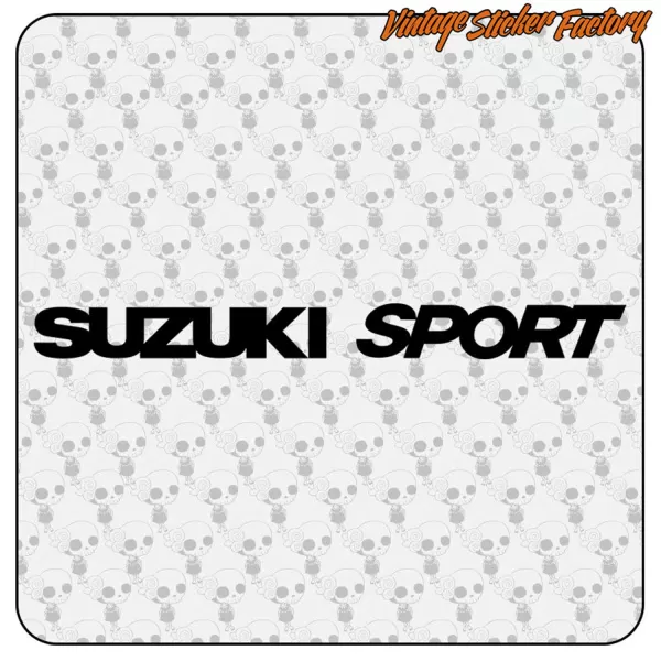 AUTOCOLLANT SUZUKI SPORT. ACHETEZ DES AUTOCOLLANTS EN VINYLE.