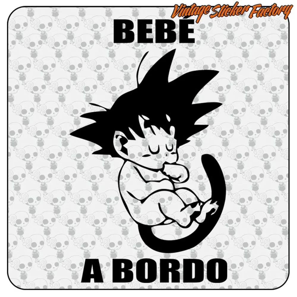 GOKU BABY AN BORD AUFKLEBER. KAUFEN SIE VINYLAUFKLEBER.