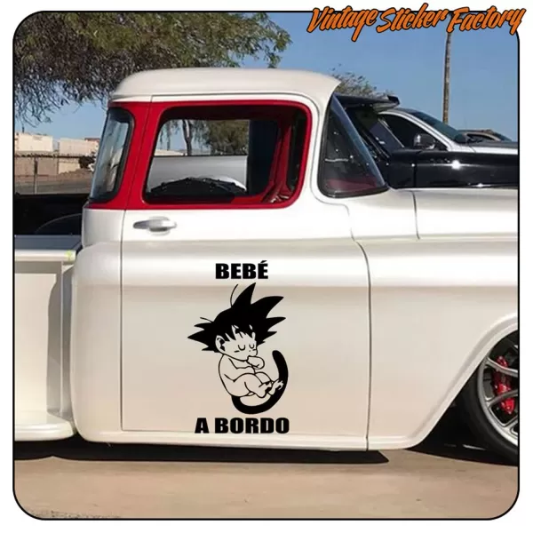 GOKU BABY AN BORD AUFKLEBER. KAUFEN SIE VINYLAUFKLEBER.