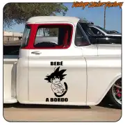 AUTOCOLLANT BÉBÉ GOKU À BORD. ACHETEZ DES AUTOCOLLANTS EN VINYLE.