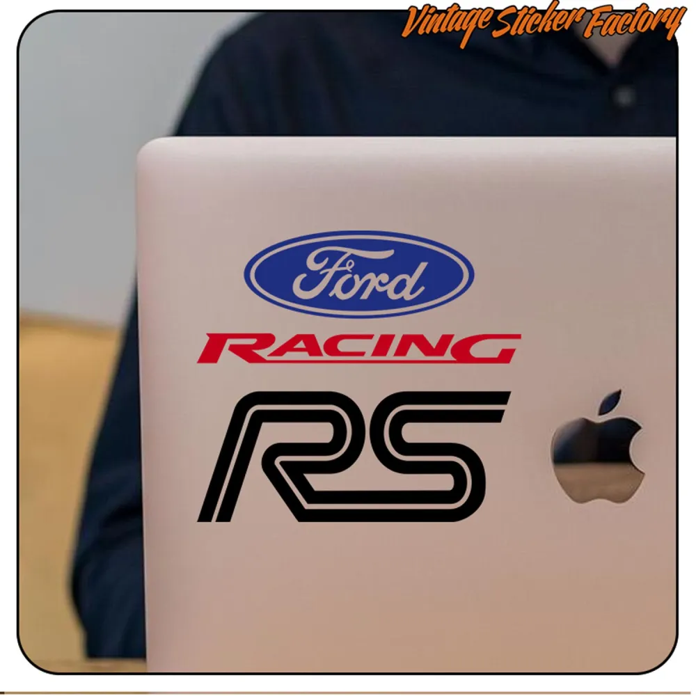 FORD RACING RS AUFKLEBER. KAUFEN SIE VINYLAUFKLEBER.