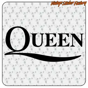AUTOCOLLANT QUEEN. ACHETEZ DES AUTOCOLLANTS EN VINYLE.