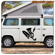 AUTOCOLLANT SURF HAWAÏ. ACHETEZ DES AUTOCOLLANTS EN VINYLE.