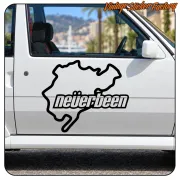 Neverbeen Sticker for Nürburgring Fans