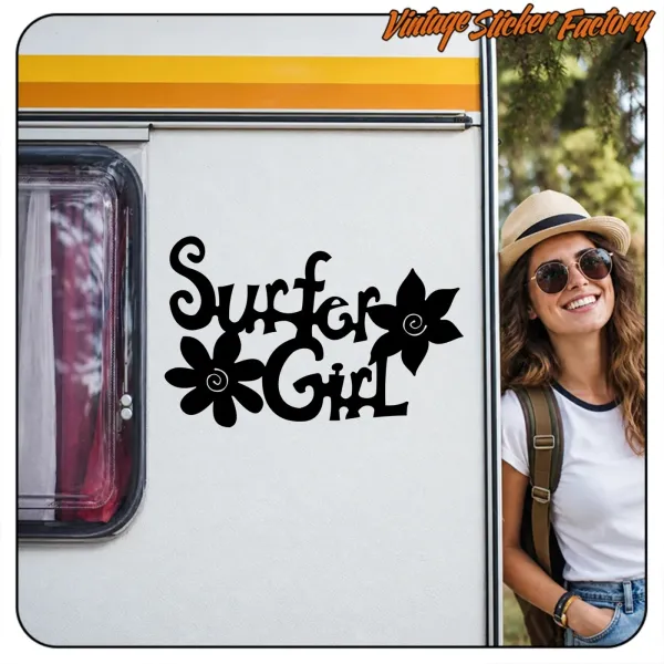 Pegatina SURFER GIRL. Comprar pegatinas.