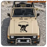 Pegatina SKULL KITE. Comprar pegatinas.