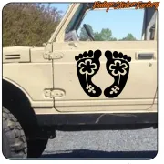FEET STICKER. BUY VINYL STICKERS.