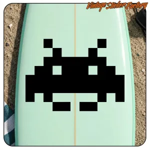 SPACE INVADERS STICKER. BUY VINYL STICKERS.