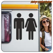 AUTOCOLLANT WC. ACHETEZ DES AUTOCOLLANTS EN VINYLE.