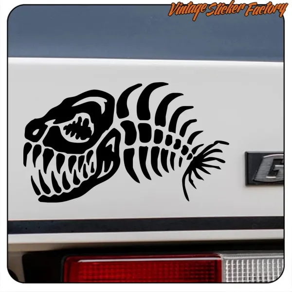 PIRANHA AUFKLEBER. KAUFEN SIE VINYLAUFKLEBER.