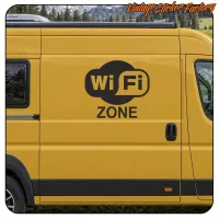 Pegatina WIFI ZONE. Comprar pegatinas.