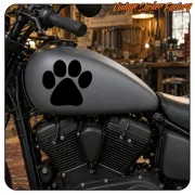 DOG FOOTPRINT -1 STICKER. BUY VINYL STICKERS.