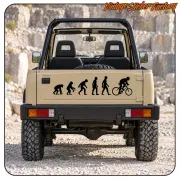 Bike Evolution Sticker | Cut Vinyl Cycling Decal