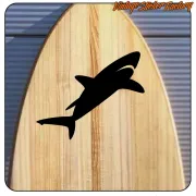 Autocollant Requin en Vinyle Découpé
