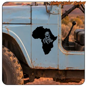 AFRICA DAKAR STICKER. BUY VINYL STICKERS.