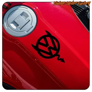VW TEUFEL AUFKLEBER. KAUFEN SIE VINYLAUFKLEBER.