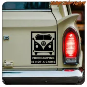 Pegatina FREECAMPING T1. Comprar pegatinas.