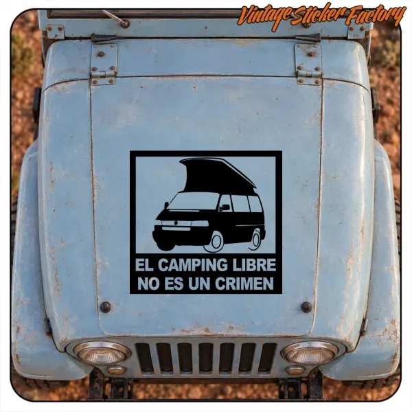 FREECAMPING T4 STICKER. BUY VINYL STICKERS.
